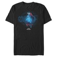 Marvel Big & Tall Doctor Multiverse of Madness Strange World Siyah Erkek T-shirt
