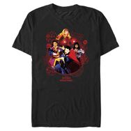 Marvel Big & Tall Doctor Strange in The Multiverse of Madness Badge of Heroes Black Erkek T-shirt