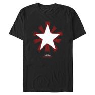 Marvel Big & Tall Doctor Strange in The Multiverse of Madness Chavez Star Black Erkek T-shirt