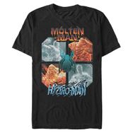 Marvel Big & Tall Elemental Box Up Üst Kısa Kollu Siyah Erkek T-shirt