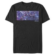 Marvel Big & Tall Endgame Poster Black Erkek T-shirt