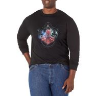 Marvel Big & Tall Eternals Celestials Dört Üst Kısa Kollu Siyah Erkek T-shirt
