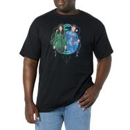 Marvel Big & Tall Eternals Sersi Ikaris Duo Üst Kısa Kollu Siyah Erkek T-shirt