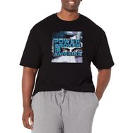 Marvel Big & Tall Falcon and the Winter Soldier Sembolleri ve Anlamı Üst Kısa Kollu Siyah Erkek T-shirt