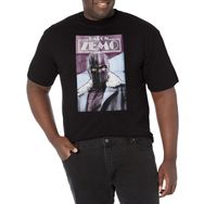 Marvel Big & Tall Falcon and the Winter Soldier Zemo Poster Üst Kısa Kollu Siyah Erkek T-shirt