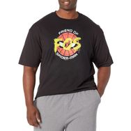 Marvel Big & Tall Fos Friend of Spider-Man Üst Kısa Kollu Siyah Erkek T-shirt