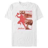 Marvel Big & Tall Games Gamer Comic Thor Üst Kısa Kollu Beyaz Erkek T-shirt