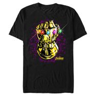 Marvel Big & Tall Gauntlet Siyah Erkek T-shirt
