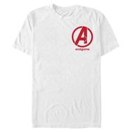 Marvel Big & Tall Get in the Endgame Üst Kısa Kollu Beyaz Erkek T-shirt