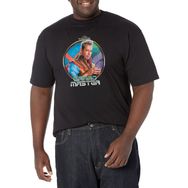 Marvel Big & Tall Grandmaster Jeff Üst Kısa Kollu Siyah Erkek T-shirt