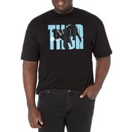 Marvel Big & Tall Guardians Üst Kısa Kollu Siyah Erkek T-shirt