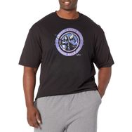Marvel Big & Tall Hawkeye Kate Damga Üst Kısa Kollu Siyah Erkek T-shirt