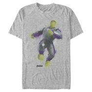 Marvel Big & Tall Hulk Boyalı Üst Kısa Kollu Athletic Heather Erkek T-shirt
