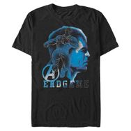 Marvel Big & Tall Hulk Endgame Silhouette Black Erkek T-shirt
