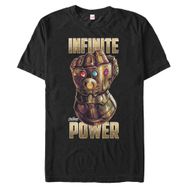 Marvel Big & Tall Infinite Power Black Erkek T-shirt