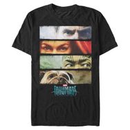 Marvel Big & Tall Inhumans Eyes Black Erkek T-shirt