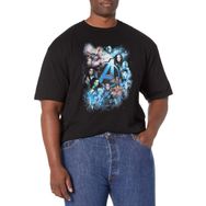 Marvel Big & Tall Kadın Power Black Erkek T-shirt