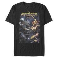 Marvel Big & Tall Klasik Asgardian Nov18 Black Erkek T-shirt