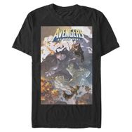 Marvel Big & Tall Klasik Avengers No Way Home WK3 Üst Kısa Kollu Siyah Erkek T-shirt