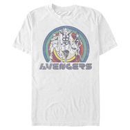 Marvel Big & Tall Klasik Avengers Üst Kısa Kollu Beyaz Erkek T-shirt
