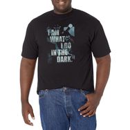 Marvel Big & Tall Klasik Baton Throw Black Erkek T-shirt