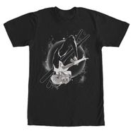Marvel Big & Tall Klasik Batteur Lune Black Erkek T-shirt