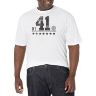 Marvel Big & Tall Klasik Captain America Represent Üst Kısa Kollu Beyaz Erkek T-shirt