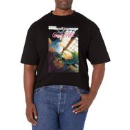 Marvel Big & Tall Klasik Ghost-Spider Dec18 Üst Kısa Kollu Siyah Erkek T-shirt