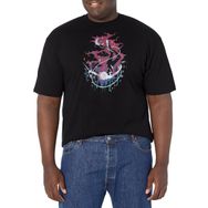 Marvel Big & Tall Klasik Gwen Thwips Üst Kısa Kollu Siyah Erkek T-shirt