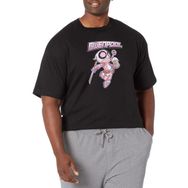 Marvel Big & Tall Klasik Gwenpool Chibi Üst Kısa Kollu Siyah Erkek T-shirt