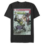 Marvel Big & Tall Klasik Hulkthor Jan18 Üst Kısa Kollu Siyah Erkek T-shirt