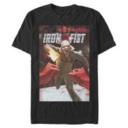 Marvel Big & Tall Klasik Ironpunch April18 Üst Kısa Kollu Siyah Erkek T-shirt