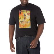 Marvel Big & Tall Klasik Ladythor March18 Üst Kısa Kollu Siyah Erkek T-shirt