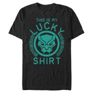 Marvel Big & Tall Klasik Lucky Panther Üst Kısa Kollu Siyah Erkek T-shirt