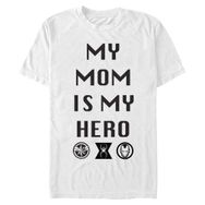 Marvel Big & Tall Klasik Mom is My Hero Üst Kısa Kollu Beyaz Erkek T-shirt
