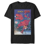 Marvel Big & Tall Klasik Moongirl Nov18 Üst Kısa Kollu Siyah Erkek T-shirt