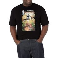 Marvel Big & Tall Klasik Moonknight March18 Üst Kısa Kollu Siyah Erkek T-shirt