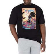 Marvel Big & Tall Klasik Ms.Marvel Jan19 Üst Kısa Kollu Siyah Erkek T-shirt