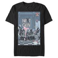Marvel Big & Tall Klasik Next Gen Black Erkek T-shirt