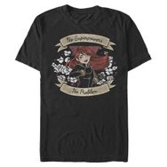 Marvel Big & Tall Klasik No Prob Siyah Erkek T-shirt