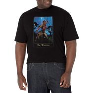 Marvel Big & Tall Klasik Okoye Warrior Üst Kısa Kollu Siyah Erkek T-shirt