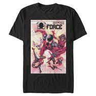 Marvel Big & Tall Klasik Örümcek Geddon Force Oct18 Black Erkek T-shirt