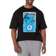Marvel Big & Tall Klasik Örümcek Kız Dec12 Black Erkek T-shirt