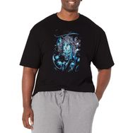 Marvel Big & Tall Klasik Parlak Carnage Üst Kısa Kollu Siyah Erkek T-shirt