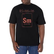 Marvel Big & Tall Klasik Radyoaktif Örümcek Üst Kısa Kollu Siyah Erkek T-shirt