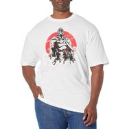 Marvel Big & Tall Klasik Red Sun Üst Kısa Kollu Beyaz Erkek T-shirt