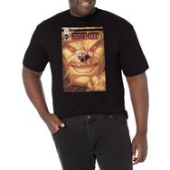 Marvel Big & Tall Klasik Sandspider March18 Üst Kısa Kollu Siyah Erkek T-shirt