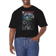 Marvel Big & Tall Klasik Shehulk Jan18 Black Erkek T-shirt