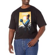 Marvel Big & Tall Klasik Shuri Nov18 Black Erkek T-shirt