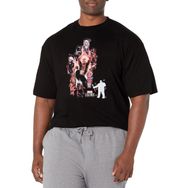Marvel Big & Tall Klasik Spidey Legends Black Erkek T-shirt